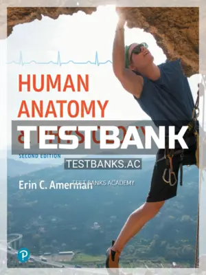 Test Bank for Human Anatomy and Physiology 2nd Edition by Amerman