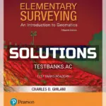 Solutions Manual for Elementary Surveying An Introduction to Geomatics 15th Edition by Ghilani