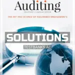 Solutions Manual for Auditing The Art and Science of Assurance Engagements 14th CA Edition by Arens