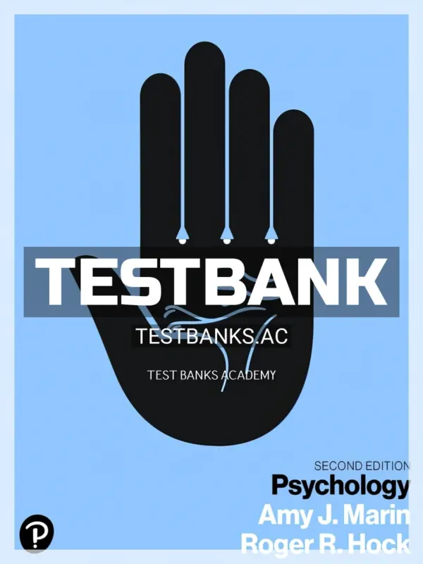 Test Bank for Psychology 2nd Edition by Marin
