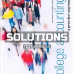 Solutions Manual for College Accounting A Practical Approach 13th CA Edition by Slater