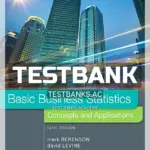 Test Bank for Basic Business Statistics 14th Edition by Berenson