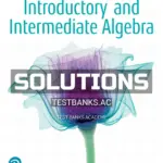 Solutions Manual for Introductory and Intermediate Algebra 6th Edition by Bittinger