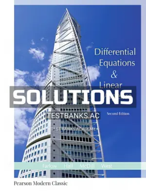 Solutions Manual for Differential Equations and Linear Algebra 2nd Edition by Farlow