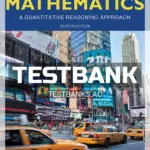Test Bank for Using and Understanding Mathematics A Quantitative Reasoning Approach 7th Edition by Bennett
