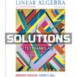 Solutions Manual for Elementary Linear Algebra with Applications 9th Edition by Kolman