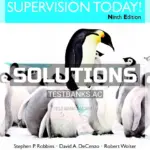 Solutions Manual for Supervision Today 9th Edition by Robbins