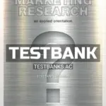 Test Bank for Marketing Research An Applied Orientation 7th Edition by Malhotra