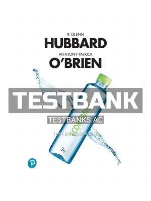 Test Bank for Economics 7th Edition by Hubbard