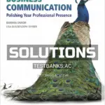 Solutions Manual for Business Communication Polishing Your Professional Presence 4th Edition by Shwom