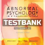 Test Bank for Abnormal Psychology in a Changing World 10th Edition by Nevid