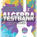 Test Bank for Elementary and Intermediate Algebra Functions and Authentic Applications 3rd Edition by Lehmann