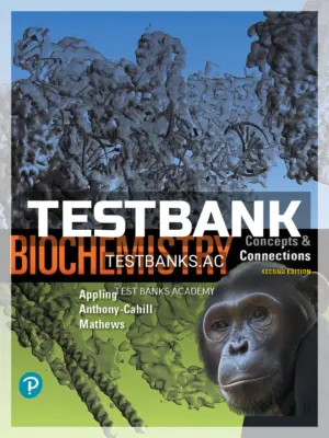 Test Bank for Biochemistry Concepts and Connections 2nd Edition by Appling
