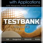 Test Bank for Finite Mathematics with Applications In the Management Natural and Social Sciences 12th Edition by Lial