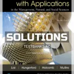 Solutions Manual for Mathematics with Applications 12th Edition by Lial