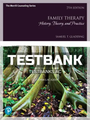 Test Bank for Family Therapy History Theory and Practice 7th Edition by Gladding