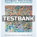 Test Bank for Database Processing Fundamentals Design and Implementation 15th Edition by Kroenke
