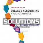 Solutions Manual for College Accounting A Practical Approach 14th Edition by Slater
