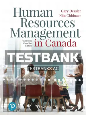 Test Bank for Human Resources Management in Canada 14th CA Edition by Dessler