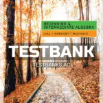 Test Bank for Beginning and Intermediate Algebra 7th Edition by Lial