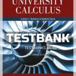 Test Bank for University Calculus Early Transcendentals 4th Edition by Hass