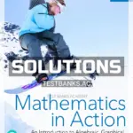 Solutions Manual for Mathematics in Action 6th Edition by Consortium for Foundation Mathematics