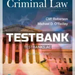 Test Bank for Principles of Criminal Law 7th Edition by Roberson
