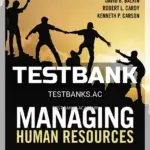 Test Bank for Managing Human Resources 9th Edition by Gomez Mejia