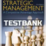 Test Bank for Strategic Management A Competitive Advantage Approach Concepts and Cases 17th Edition by David