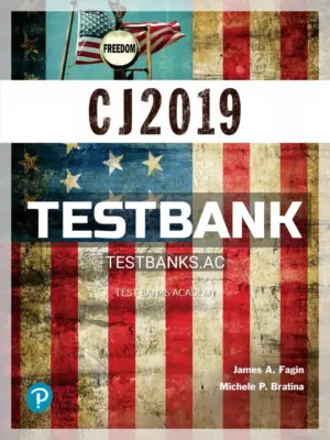 Test Bank for CJ 2019 1st Edition by Fagin
