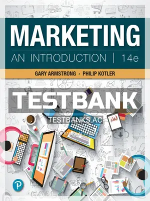 Test Bank for Marketing An Introduction 14th Edition by Armstrong