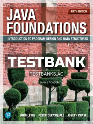 Test Bank for Java Foundations 5th Edition by Lewis