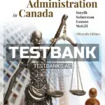 Test Bank for Law and Business Administration in Canada 15th CA Edition by Smyth