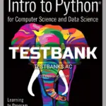 Test Bank for Intro to Python for Computer Science and Data Science 1st Edition by Deitel