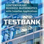 Test Bank for Contemporary Business Mathematics with Canadian Applications 12th CA Edition by Hummelbrunner