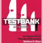 Test Bank for Introduction to Theories of Personality 9th Edition by Olson
