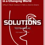 Solutions Manual for Abnormal Psychology in a Changing World 11th Edition by Nevid
