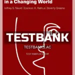 Test Bank for Abnormal Psychology in a Changing World 11th Edition by Nevid