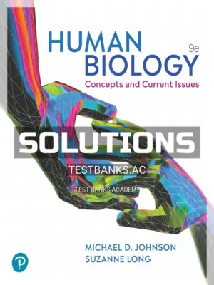 Solutions Manual for Human Biology 9th Edition by Johnson