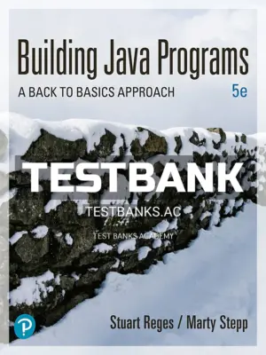 Test Bank for Building Java Programs 5th Edition by Reges