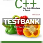 Test Bank for Starting Out with C++ from Control Structures to Objects 10th Edition by Gaddis