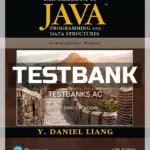 Test Bank for Introduction to Java Programming and Data Structures 12th Edition by Liang