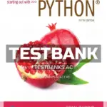 Test Bank for Starting out with Python 5th Edition by Gaddis