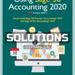 Solutions Manual for Using Sage 50 Accounting 2020 1st CA Edition by Purbhoo