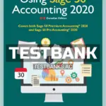 Test Bank for Using Sage 50 Accounting 2020 1st CA Edition by Purbhoo