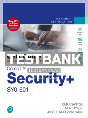 Test Bank for CompTIA Security SY0 601 Cert Guide 5th Edition by Santos