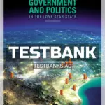 Test Bank for Government and Politics in the Lone Star State 12th Edition by Gibson
