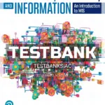 Test Bank for Processes Systems and Information 4th Edition by McKinney