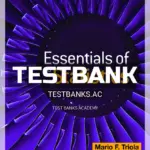 Test Bank for Essentials of Statistics 7th Edition by Triola