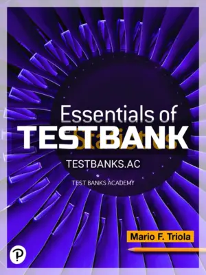 Test Bank for Essentials of Statistics 7th Edition by Triola